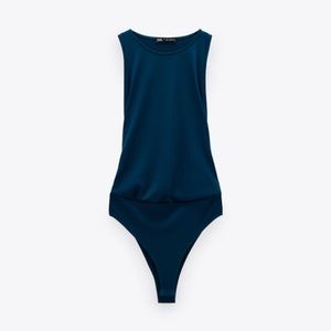 NWT Zara • Halter Neck Bodysuit